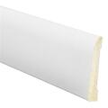 Inteplast Building 8 ft. White Base Poly Molding 227391